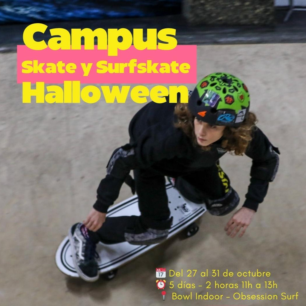 niño patinando en surfskate en un bowl indoor