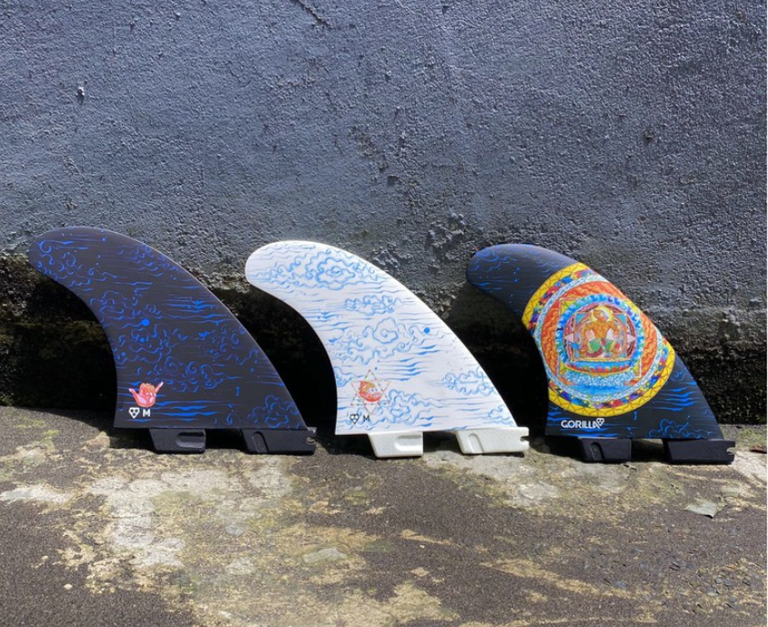 Gorilla FCS II Tri Fins Monkey King Fins